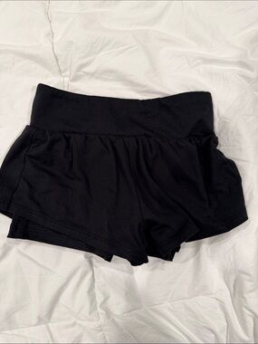 Crewcuts Black Girls' Athletic Skort Shorts